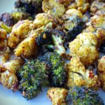 Roasted Tandoori Cauliflower and Broccoli (Paleo)