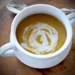 Creamy Pumpkin and Chickpea Soup